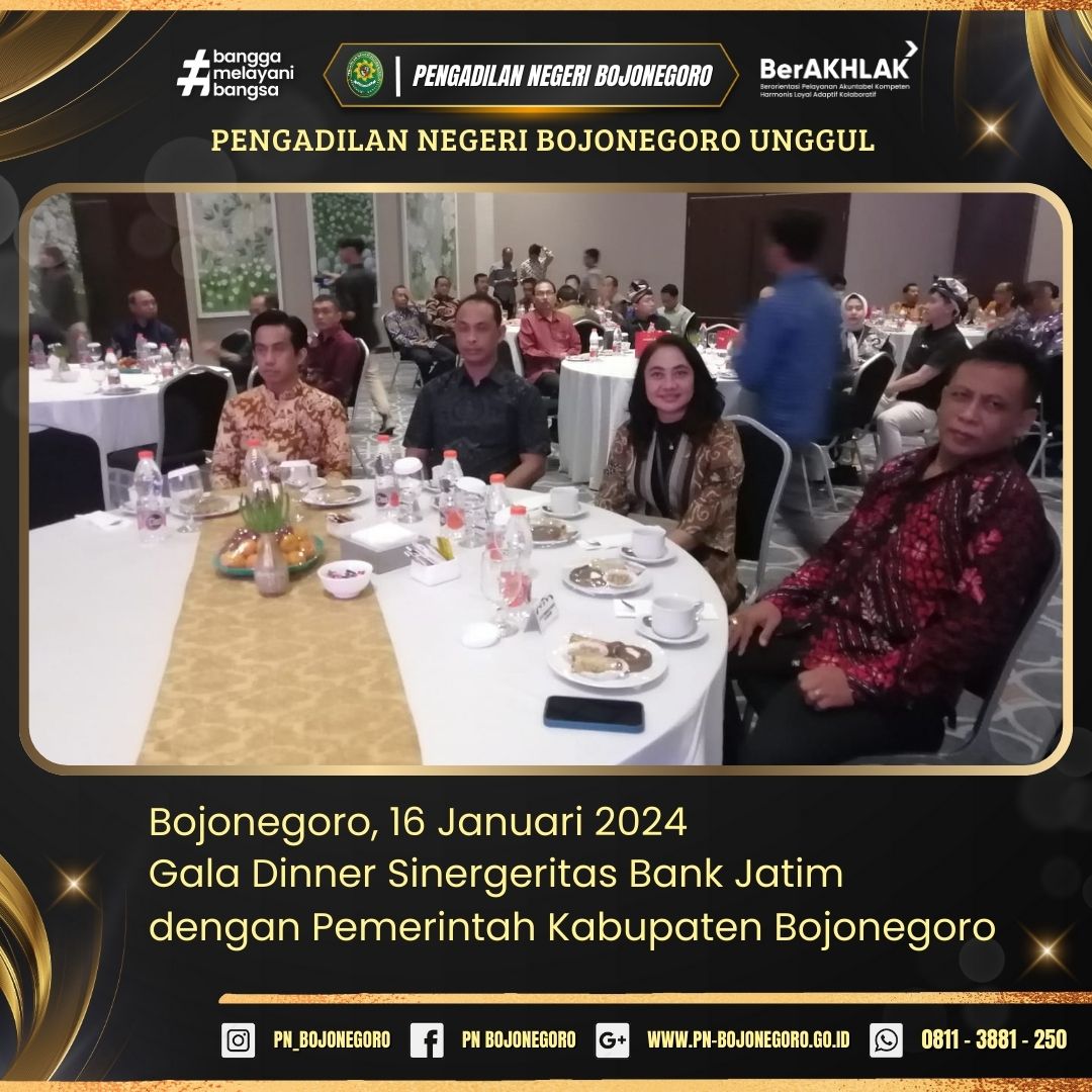  2 AGENDA GALA DINNER BANK JATIM 
