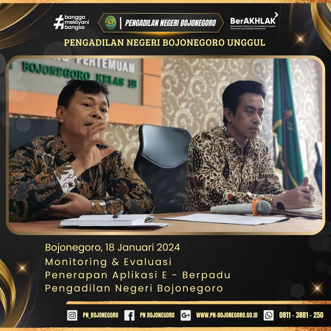  2 AGENDA PENERAPAN APLIKASI E BERPADU 