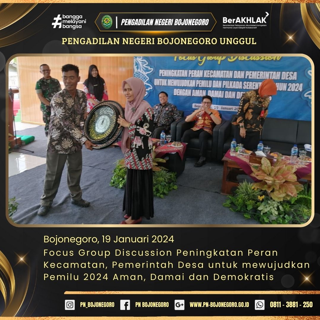  1 AGENDA 19 JANUARI 2024 FGD PEMILU 2024 