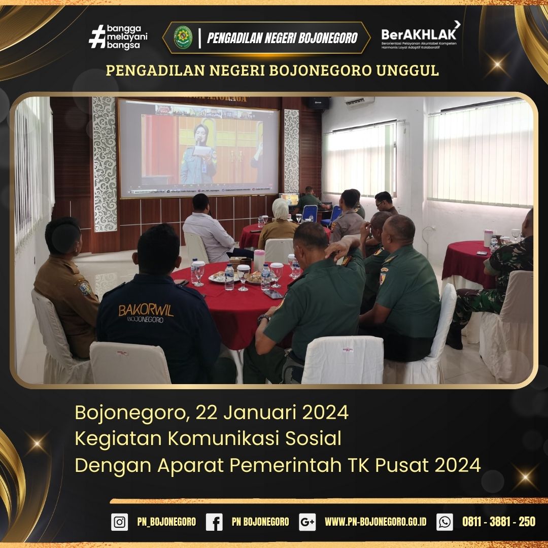  2 AGENDA KOMSOS DENGAN APARAT PEMERINTAH 