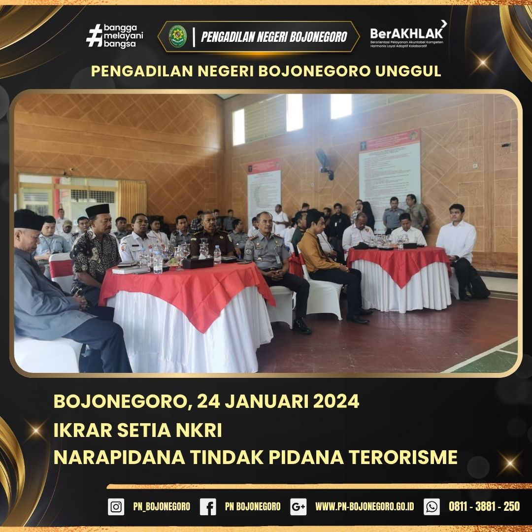  2 AGENDA IKRAR NKRI TINDAK PIDANA TERORISME 