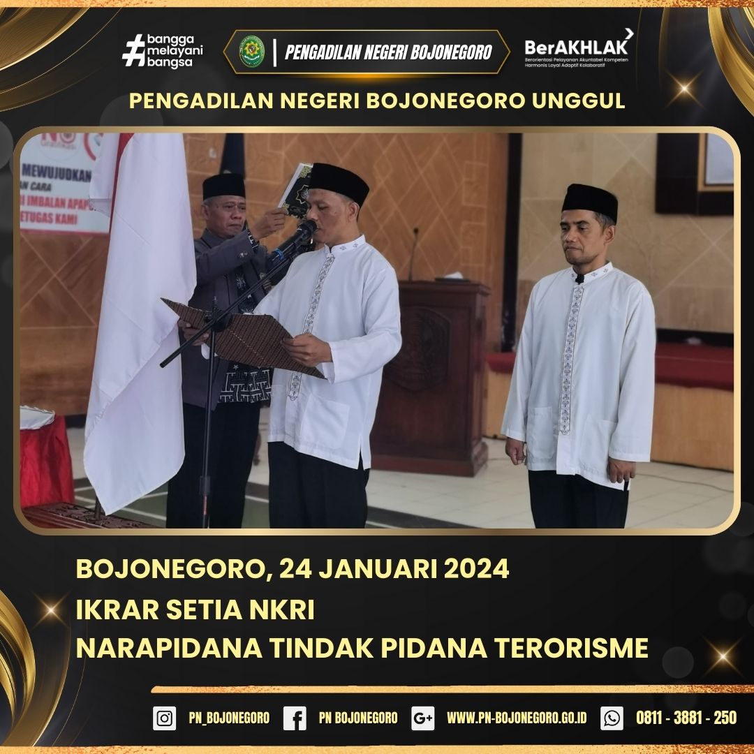  2 AGENDA IKRAR NKRI TINDAK PIDANA TERORISME 