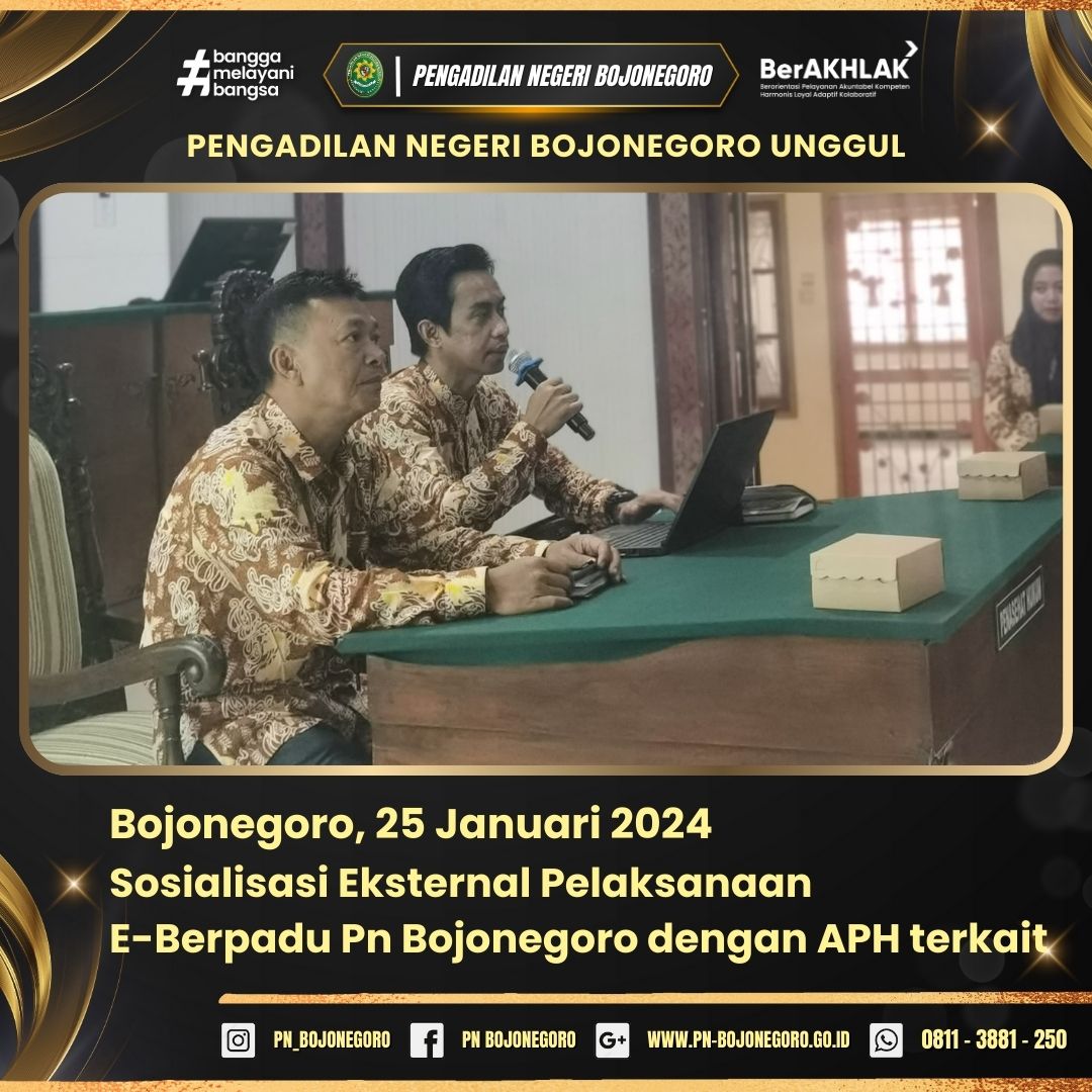  2 AGENDA SOSIALISASI EKSTERNAL E BERPADU 