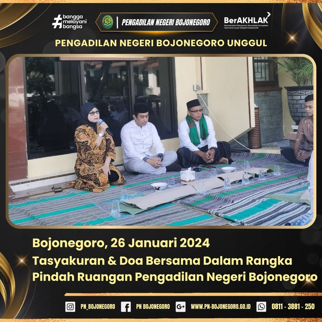  1 AGENDA TASYAKURAN DOA BERSAMA 