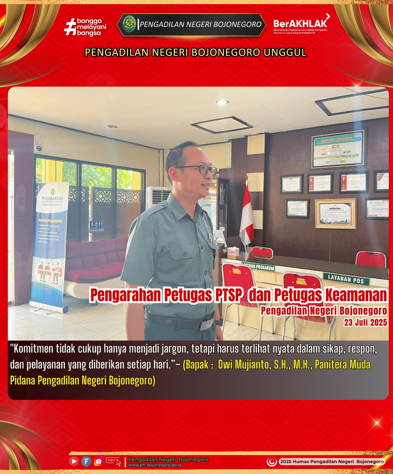 PENGARAHAN PTSP 23 JULI 2025